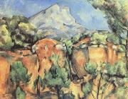 Paul Cezanne Mont Sainte-Victoire Seen from the Quarry at Bibemus (mk09) oil painting on canvas